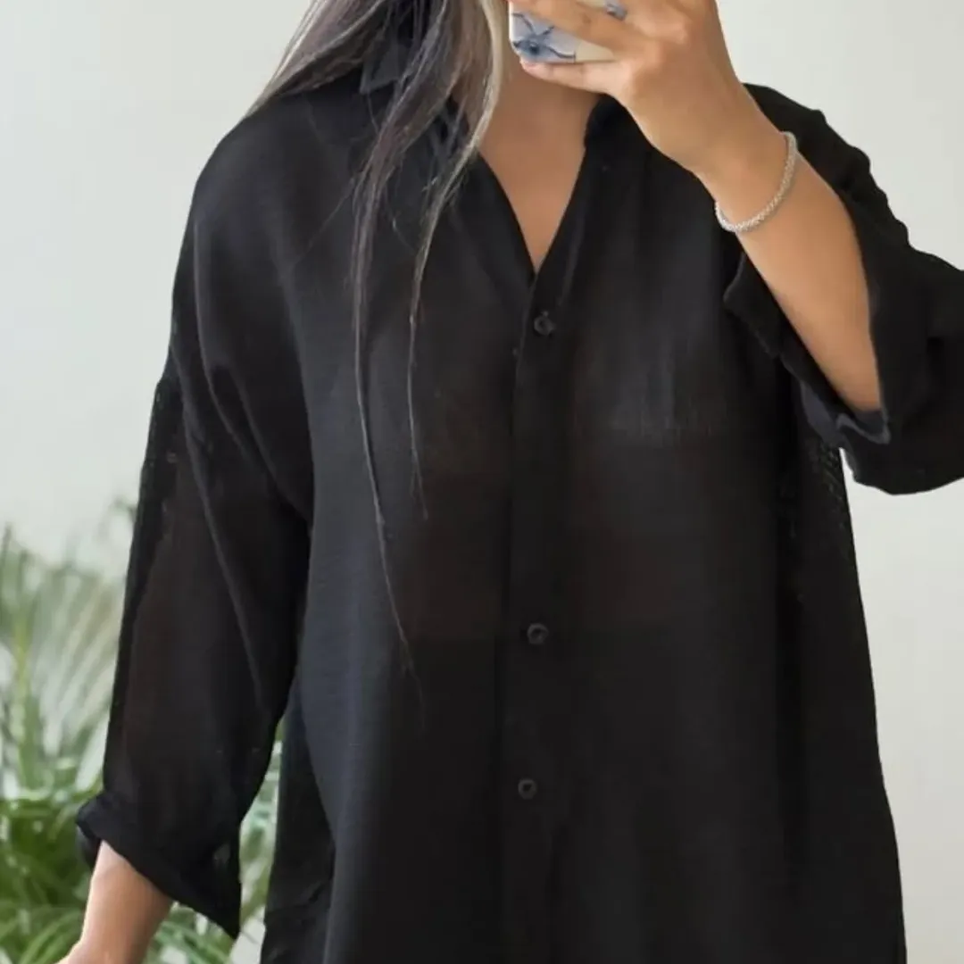 شومیز نخی محرم سایز ۴۶